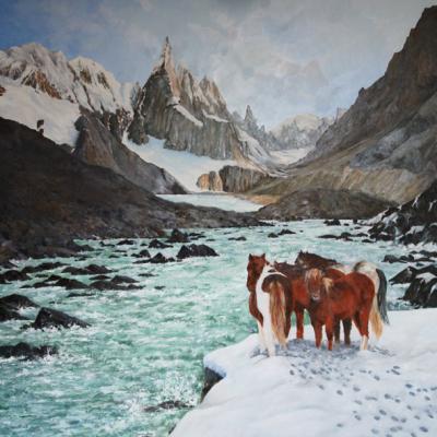 Cavalli in Patagonia